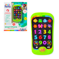 Дитячий розвиваючий телефон Перші знання Kids Hits Smart Phone, укр англ., KH03/002