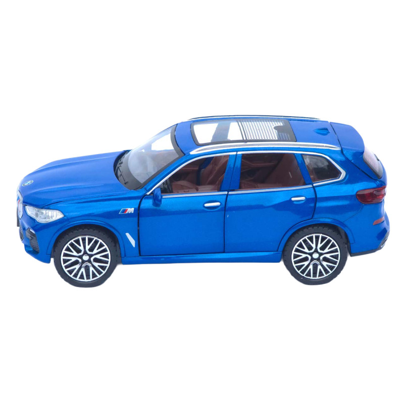 Машинка метал BMW X5 АвтоСвіт синя 1:32 звук світло інерція 16*7,5*6,5 см (AP-1755)
