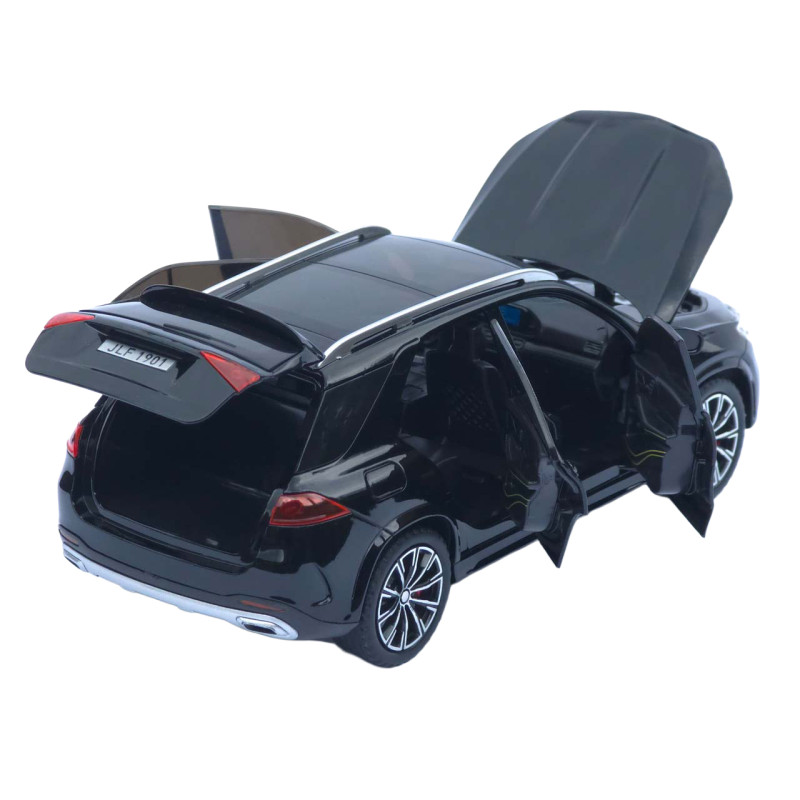 Машинка метал Mercedes-Benz GLE-Class АвтоЕксперт чорна 1:24 звук світло інерція 20,5*8,5*7,5 см (G9775-15)