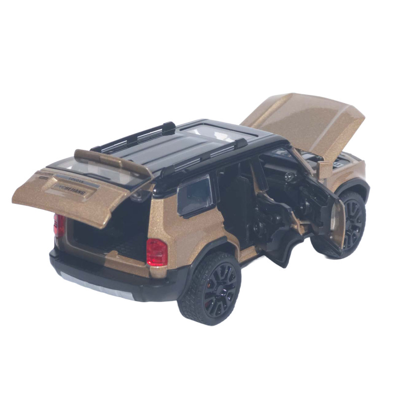 Машинка метал Toyota Land Cruiser Prado 250 АвтоСвіт бронзова 1:32 звук світло інерція 15*6,5*6 см (AP-2105)
