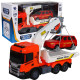 Евакуатор Scania з машинкою (світло, звук), Big Truck, TechnoDrive, 25х10х15см (6408KS)