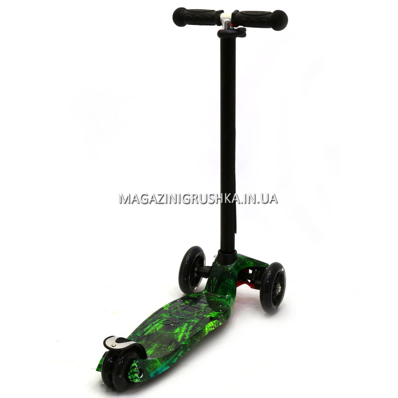 Триколісний самокат Scooter з світяться колеса для дітей і підлітків весна-літо 779-1317 Люди Х