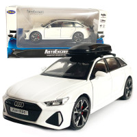 Іграшкова машинка металева Audi RS6, ауді, біла, звук, світло, відкр двері, багажник, капот, Автоексперт, 1:32, 15*7*5см (ТК-10206)