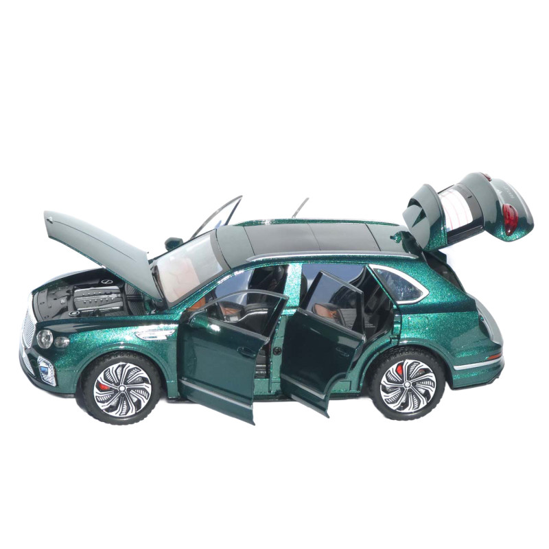 Машинка метал Bentley Bentayga АвтоСвіт зелена 1:24 звук світло інерція 21*9*7 см (AP-1897)