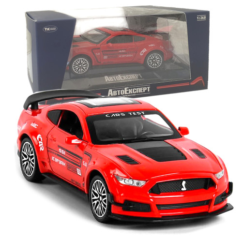 Машинка металева Ford Mustang Shelby GT500 "AutoExpert Elite" Форд Мустанг шелби GT500 червоний 16*6*5 см (GT-1712)