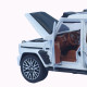 Машинка метал Mercedes-Benz G-Class (Гелендваген) АвтоЕксперт біла 1:32 звук світло (L-0442-50)
