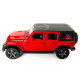 Іграшкова машинка металева Jeep Wrangler Unlimited Rubicon, Джип, червоний, звук, світло, інерція, откр двері, капот, Автоексперт, 1:32,15*7*5,5см (ТК-11213)