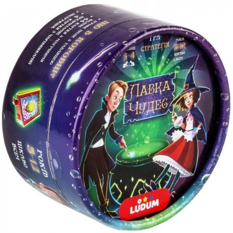 Настільная гра-стратегія "Лавка чудес" Ludum, тубус 15*8,5*15см (LG2046-62)