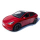 Машинка метал Tesla model Y електрокар червона Тесла 1:24 відкр двері баг капот звук світло 19*6,5*8,5см (EL 70333)
