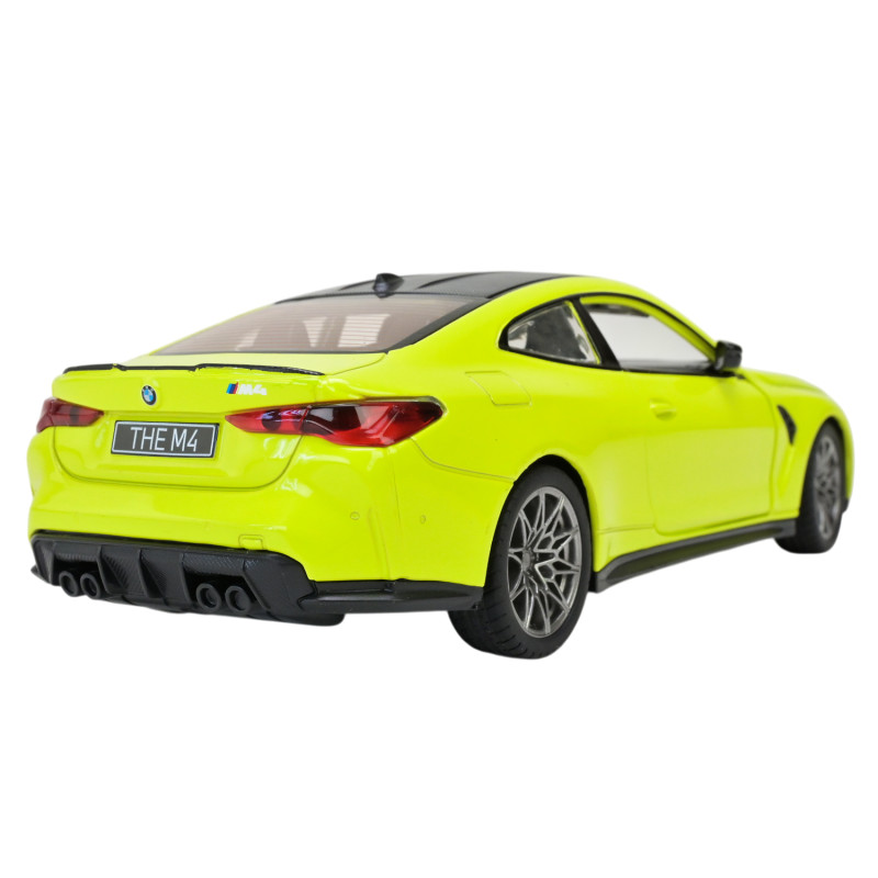Машина метал BMW M4 БМВ зелена 1:24 світло звук відкр.двері 20*7,5*6см ( 68280A)