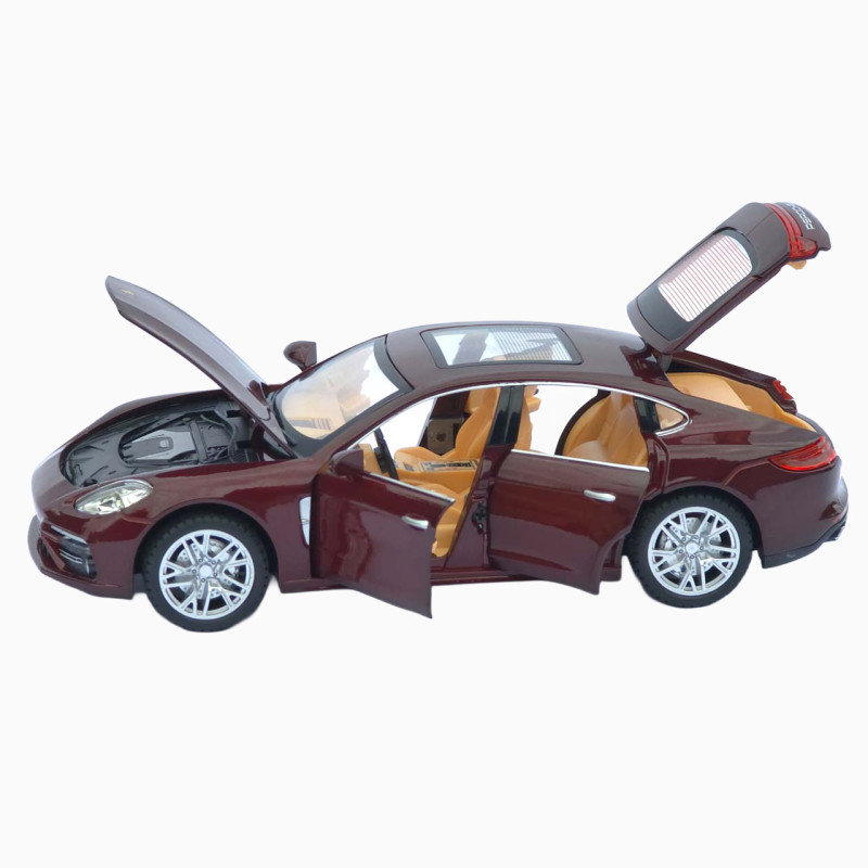 Машинка метал Porsche Panamera АвтоЕксперт бордова 1:24 звук світло інерція 20*7,5*6 см (3120-04)