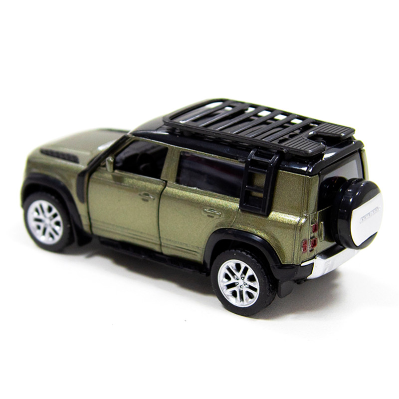 Іграшкова машинка металева LAND ROVER DEFENDER 110, ленд ровер дефендер, зелений, 4*11*4см (250289)