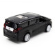 Іграшкова машинка металева TOYOTA ALPHARD, тойота альфард, чорний, відкр двері, інерція, 5*11*4см (250276)