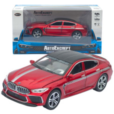Игрушечная машинка металлическая BMW Manhart MH8 800 АвтоЕксперт БМВ, красный, звук, свет, иннерция, откр. двери, капот, багажник, 15*7*5 см (TK-3054)