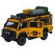 Машинка метал Land Rover Defender 110 жовтий 1:32 світло звук інерція відч двері багажник (TK-11779)