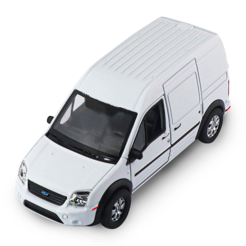 Машинка металева Ford Transit Connect Форд 1:43 білий відкр двері 4*11*5см (250386W)