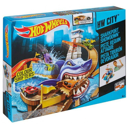 Трек Hot Wheels Полювання на акулу серії Зміни колір BGK04