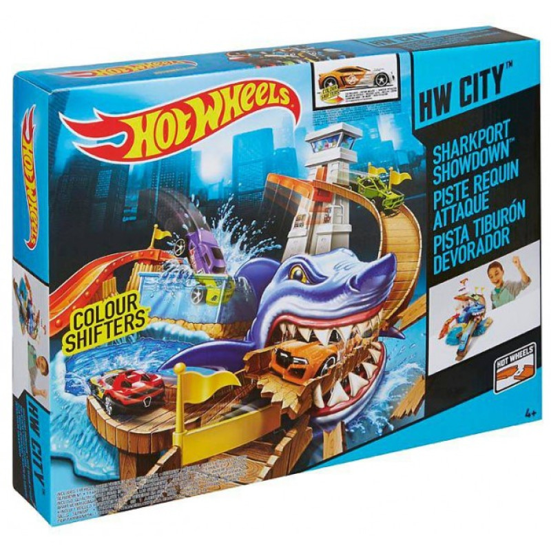 Трек Hot Wheels Полювання на акулу серії Зміни колір BGK04