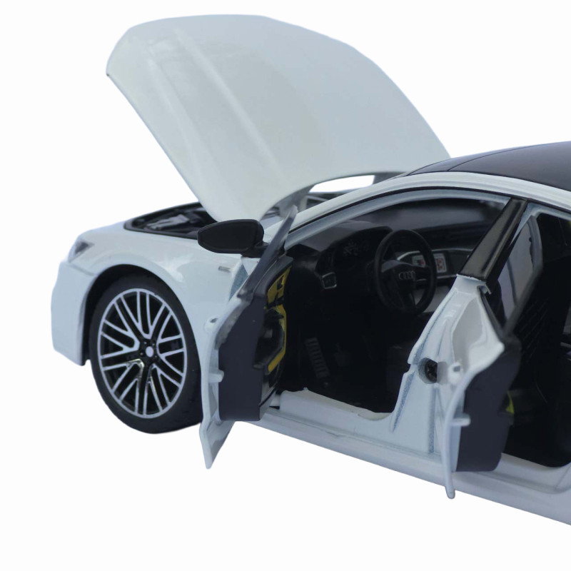 Машинка металева Audi A7 АвтоЕксперт біла 1:24 звук світло відкр двері капот багажник (1904-17)
