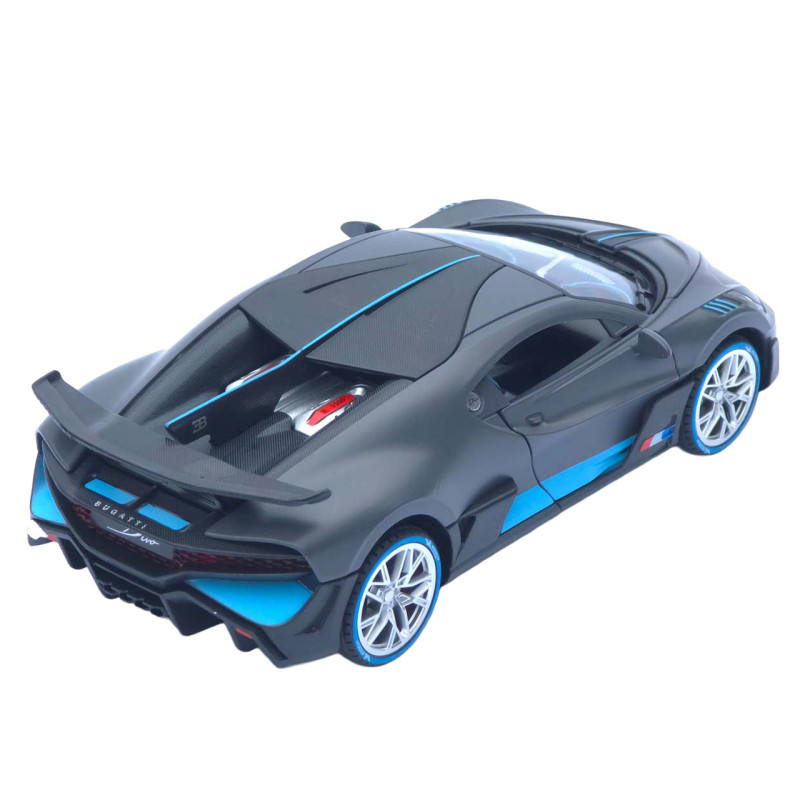 Машинка метал Bugatti Divo АвтоСвіт сіра 1:22 світло звук інерція 20*10*5,5 см (AP-1978)