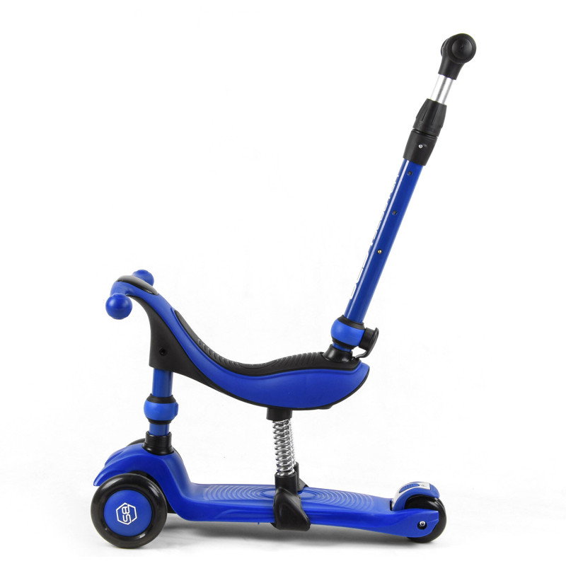 Дитячий cамокат-беговел 3в1 Best Scooter BS-27018 - Синій