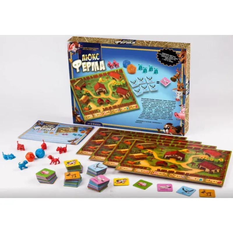 Настільна гра Ферма люкс Dankotoys (українська мова)