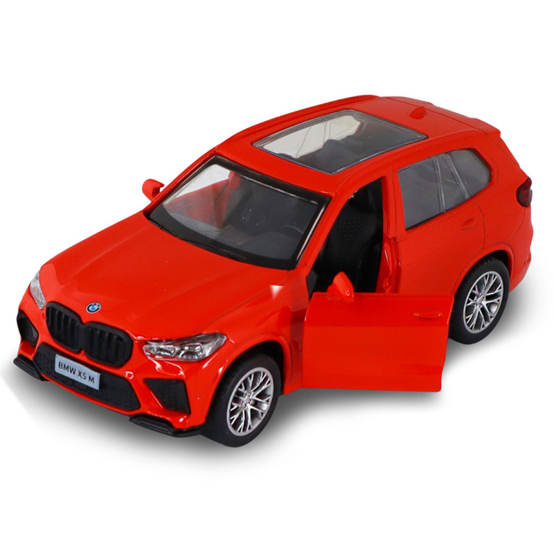 Машинка метал BMW X5 M БМВ червона 1:43 відкр двері 5*11*4см (250404)
