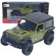 Машинка метал Jeep Wrangler Rubicon АвтоЕксперт зелена 1:32 світло звук інерція 14*6*6 см (LF-05124)
