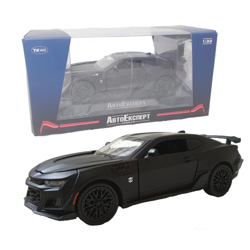 Машинка металева Chevrolet Camaro AutoExpert Шевроле Камаро чорний звук світло 16*5*6 см (GT-1934)