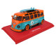 Машинка металева Volkswagen t1 bus Автопром помаранчево-блакитна 1:24 звук світло 19,5*8,5*5 см (AP7751)