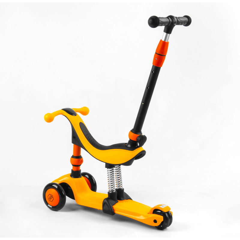 Дитячий cамокат-беговел 3в1 Best Scooter BS-50584 - Помаранчевий