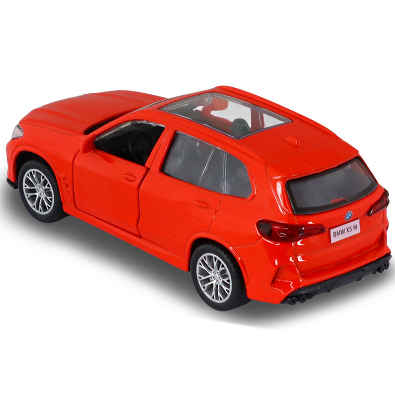 Машинка метал BMW X5 M БМВ червона 1:43 відкр двері 5*11*4см (250404)