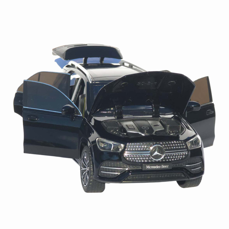 Машинка метал Mercedes-Benz GLE-Class АвтоЕксперт чорна 1:24 відкр двері капот багажник (1841-12)