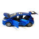 Машинка металева дитяча Honda Fit, синя, металева, 1:32, звук, світло, інерція, відкриваються двері, багажник, капот, 15*5*6см (GT - 04600)