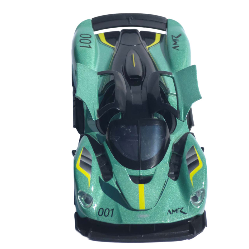 Машинка метал Aston Martin Valkyrie АвтоЕксперт зелена 1:32 звук світло 15*6*4 см (L-0508-85)