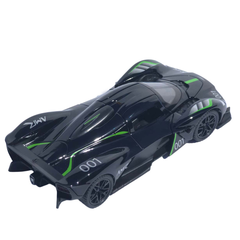 Машинка метал Aston Martin Valkyrie АвтоЕксперт чорна 1:32 звук світло 15*6*4 см (L-0508-85)