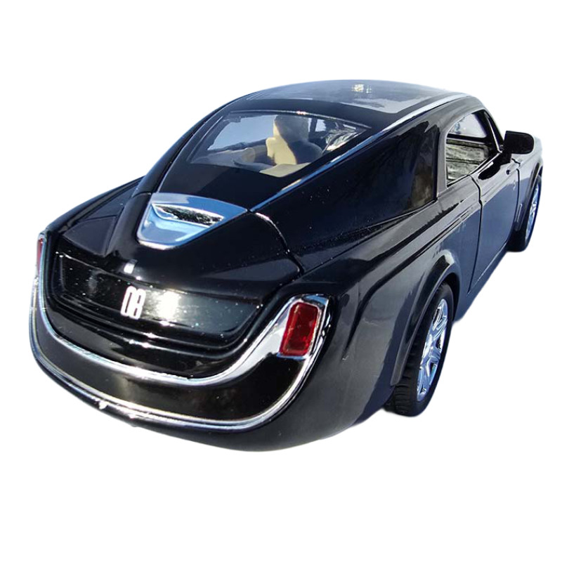 Машинка метал Rolls-Royce Sweptail чорна 1:24 звук світло інерція відкр двері баг капот 20*7*5,5 см (RS-87412)