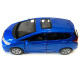 Машинка металева дитяча Honda Fit, синя, металева, 1:32, звук, світло, інерція, відкриваються двері, багажник, капот, 15*5*6см (GT - 04600)