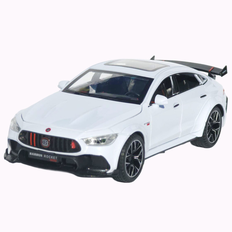 Машинка метал Brabus Rocket 900 АвтоЕксперт біла 1:24 звук світло відкр двері капот багажник (1206-15)