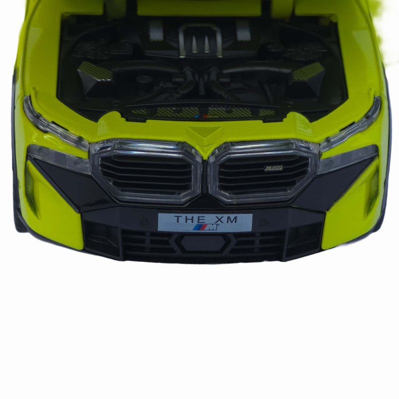 Машинка метал BMW XM АвтоЕксперт салатова 1:24 світло звук відкр двері капот багажник (1669-13)