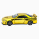 Машинка метал Nissan Skyline GT-R (R34) АвтоЕксперт золотиста хром 1:32 звук світло інерція (ТК-9360)