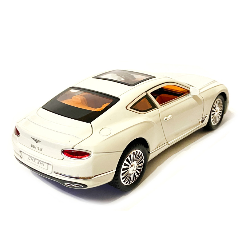 Машинка ігрова Bentley Continental «АвтоЕксперт» Бентлі Контіненталь метал біла світло звук 21*6*9 см (GT-6370)