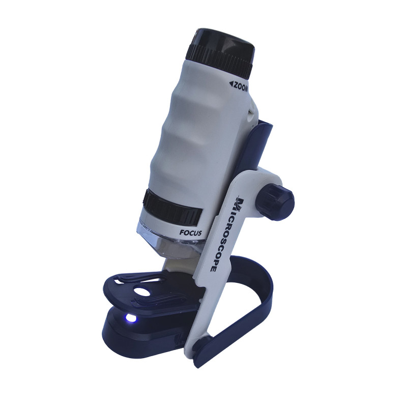 Дитячий мікроскоп Scientific microscope до 120х батарейках аксесуари світло (1220-1)
