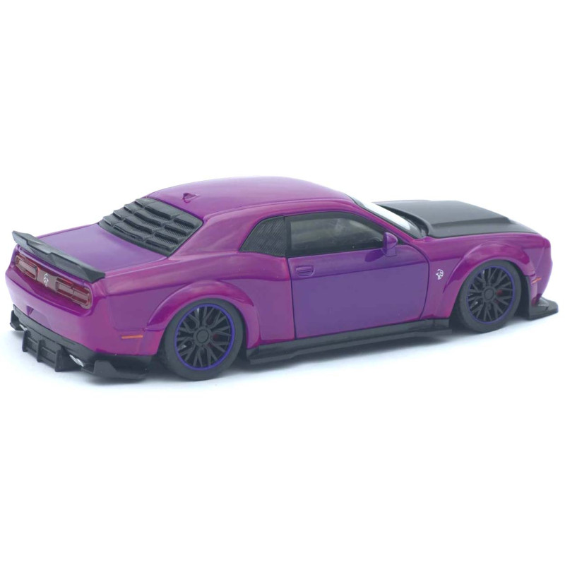 Машинка метал Dodge Challenger SRT Hellcat Redeye фіолетова 1:32 світло звук інерція 15*6,5*4 см (TK-12200)
