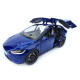Машинка метал Tesla model X електрокар синя Тесла 1:24 відкр двері баг капот звук світло 17,5*7,5*5,5см (EL 97188)