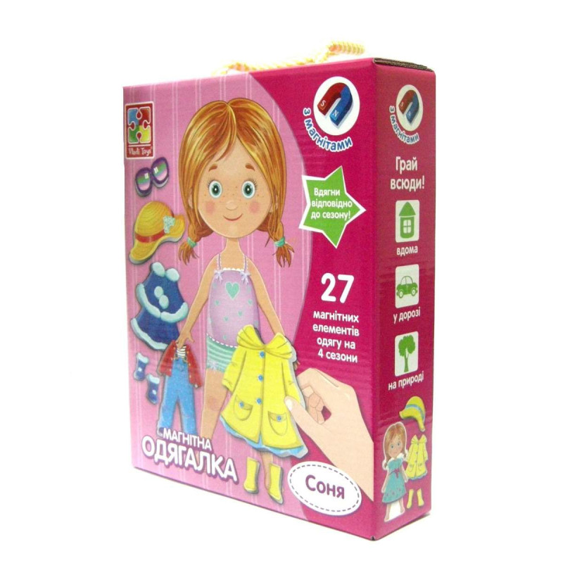 Магнітна гра-одягашка "Соня" Vladi Toys (VT 3702-07)