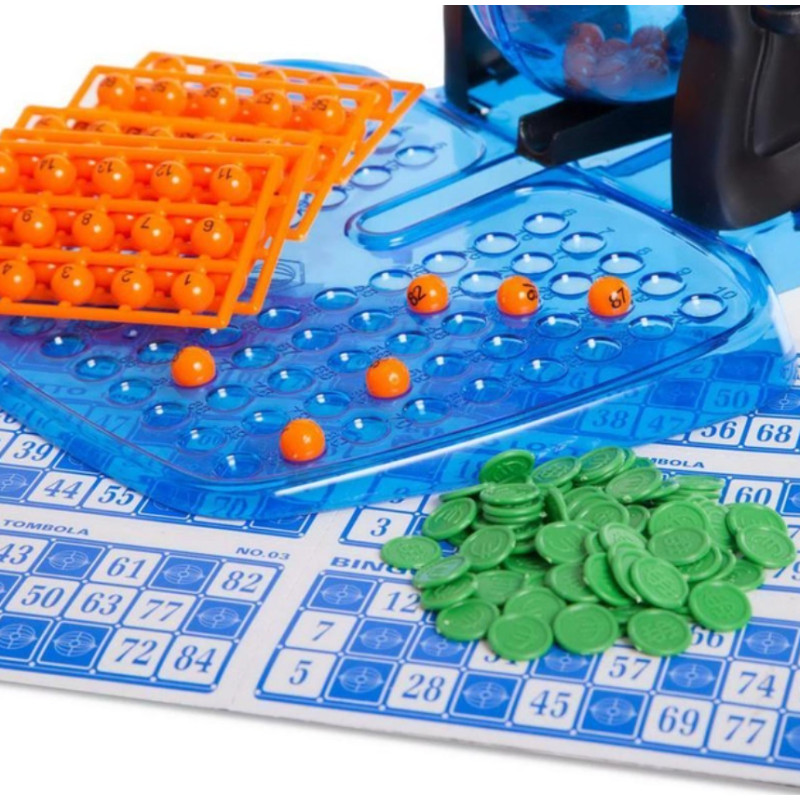 Настільна гра Bingo (бінго, лото) картки 48 шт, кульки 90 шт, фішки (874-886-887)